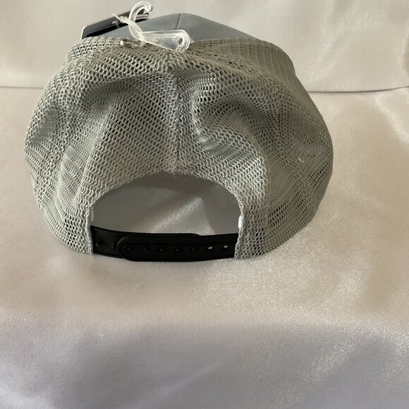 Tommy Bahama Blue Adjustable Trucker Hat With Mesh Back & Dolphin Logo - Picture 2 of 6